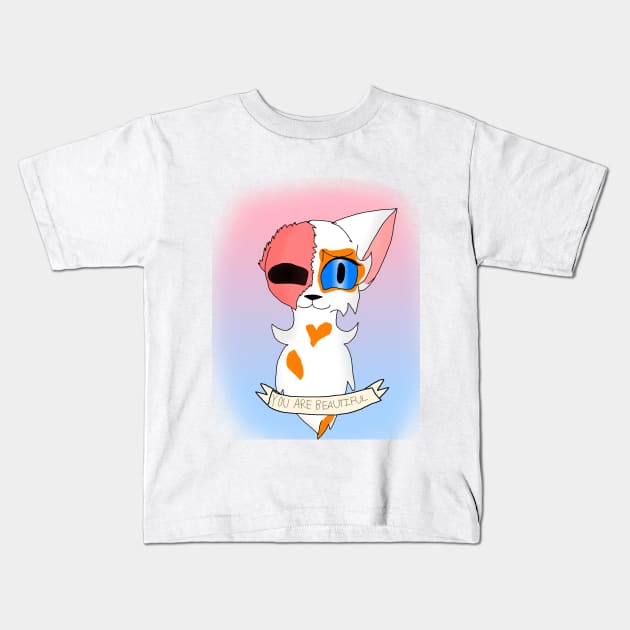 Brightheart Kids T-Shirt by CatsCantBlush